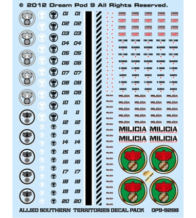 Allied Southern Territories Decals Pack