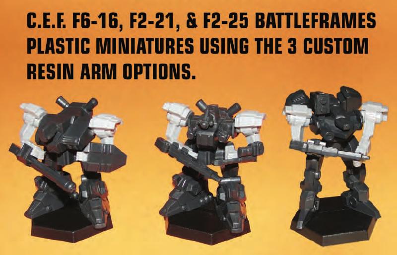 Various Frames with Resin Arms