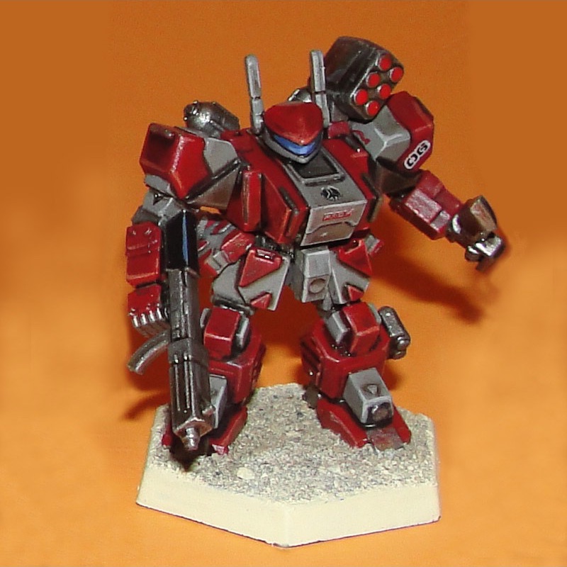 Warrior IV Plastic Sprue & Base