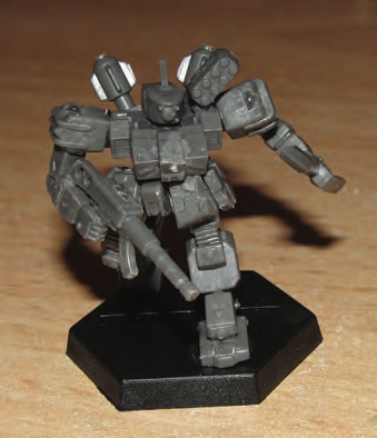 Glue torso assembly on legs/base assembly.