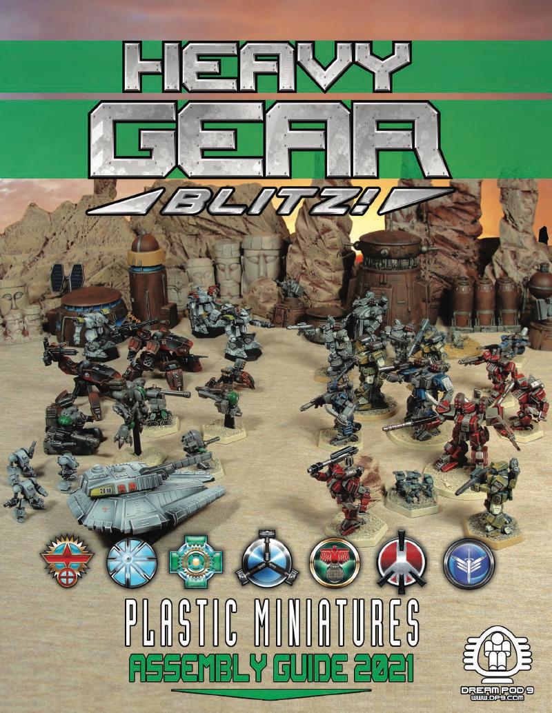 Cover of the Heavy Gear Blitz - Plastic Miniatures Assembly Guide 2021 Update
