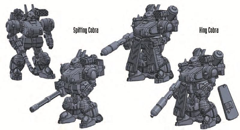 Spitting Cobra and King Cobra