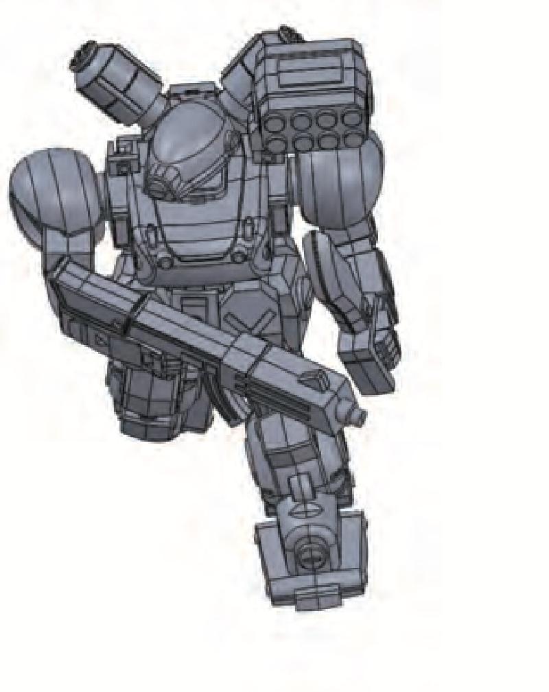 Jager with Running Pose Leg