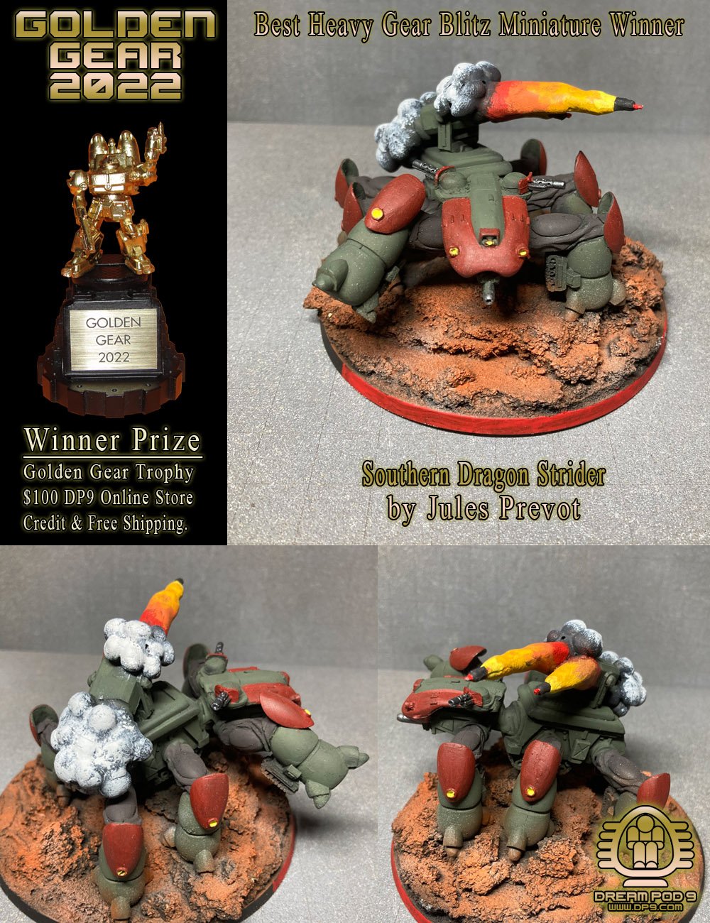 Best Heavy Gear Blitz Miniature Winner